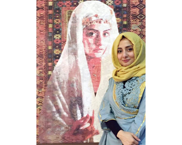 فنانة تشكيلية تنسج صورة المرأة السعودية على السجاد